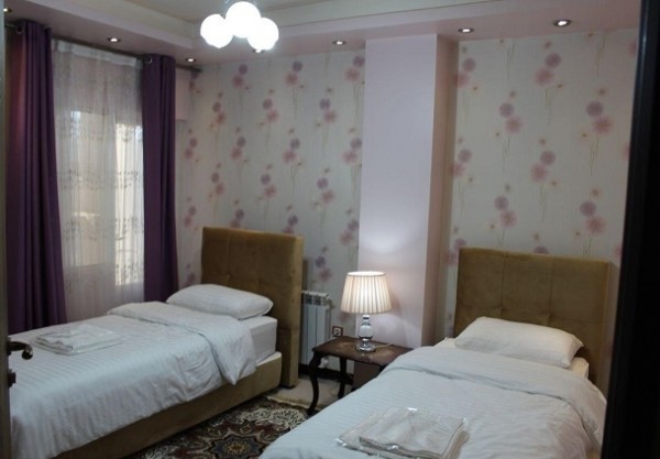 اتاق دو تخته تویین هتل آپارتمان ملکوتی کرمان